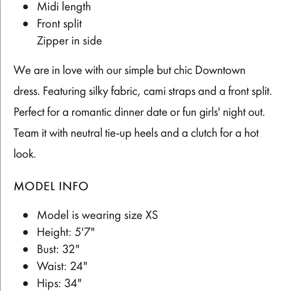 Downtown Cami Strap Front Split Satin Dress - Picture 8 of 11